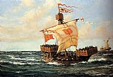 Famous Boat Paintings - Legion Boat -- The First Queen